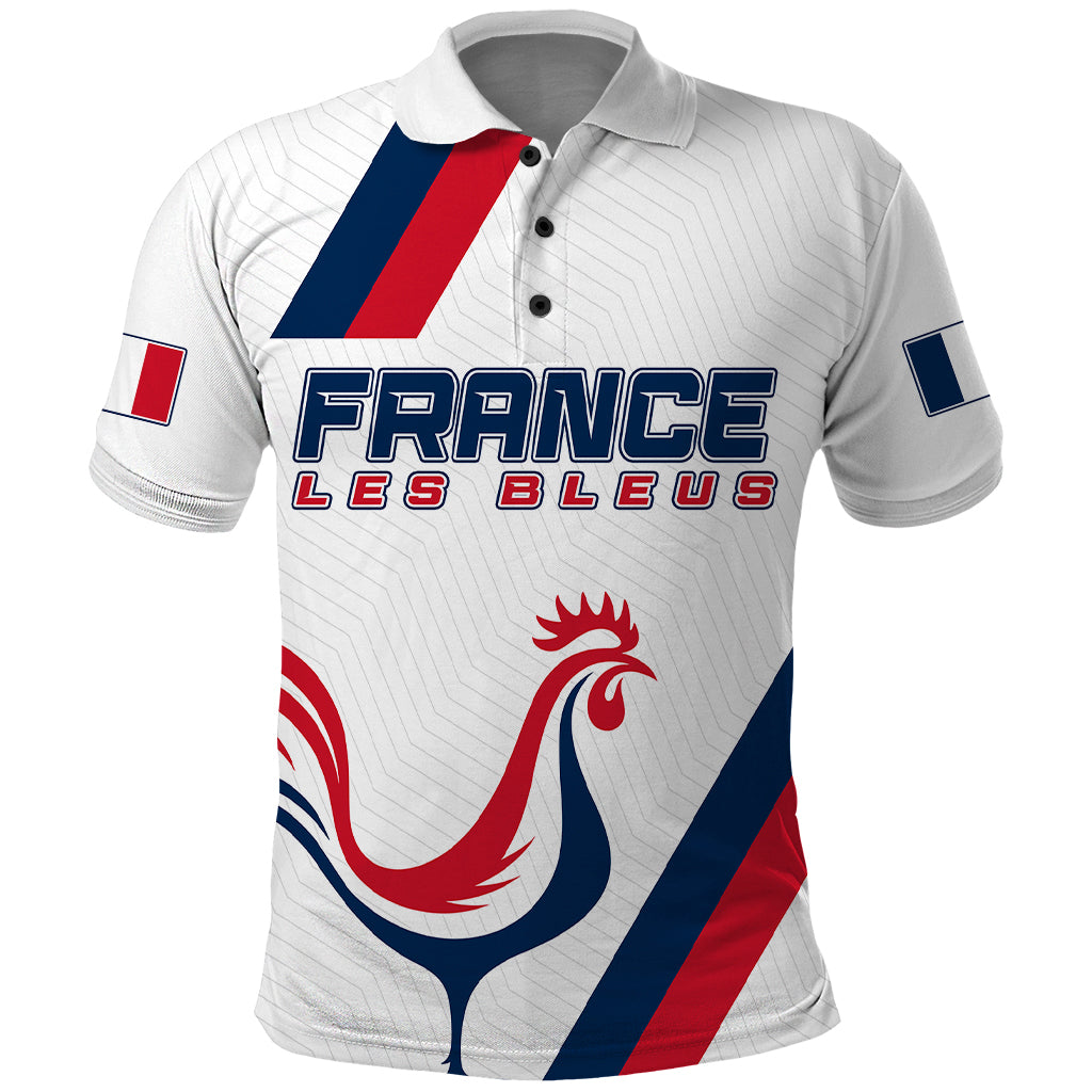 France Rugby 2023 Polo Shirt Les Blues Roosters LT7