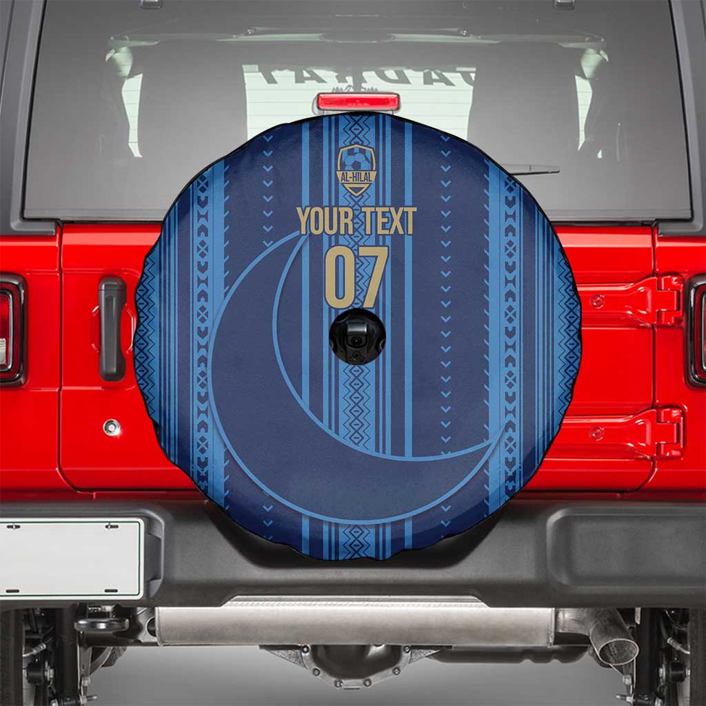 Saudi Football Al Zaeem Custom Spare Tire Cover Crescent Moon LT7