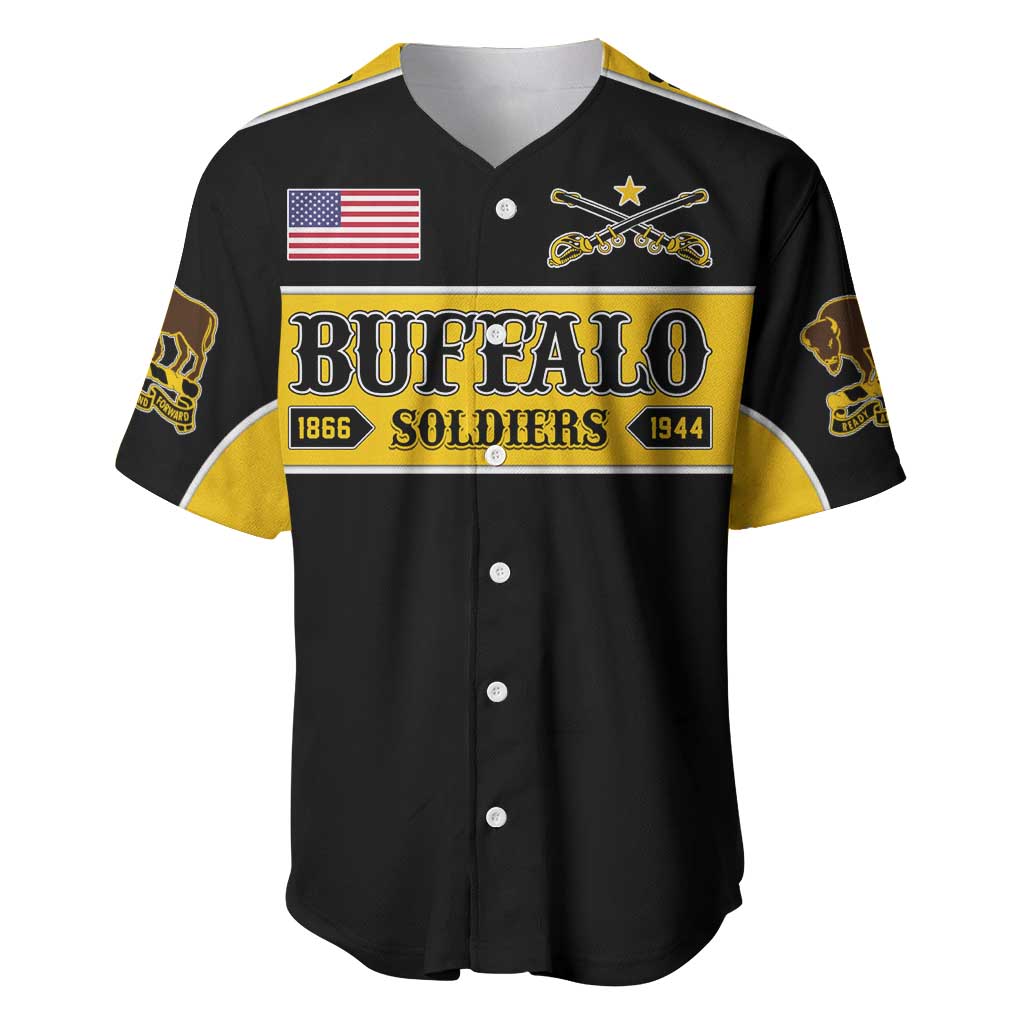 Personalised Buffalo Soldiers Baseball Jersey History of Heroes LT7