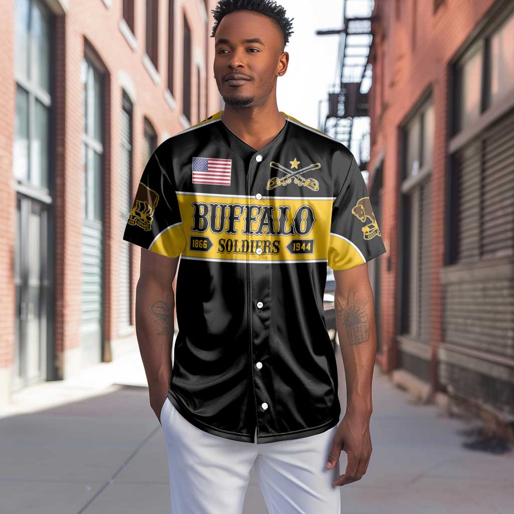 Personalised Buffalo Soldiers Baseball Jersey History of Heroes LT7