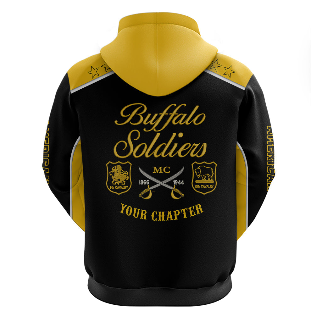 Personalised Buffalo Soldiers Hoodie History of Heroes LT7