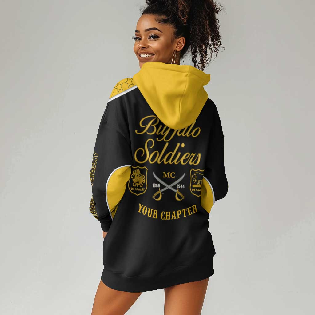 Personalised Buffalo Soldiers Hoodie Dress History of Heroes LT7
