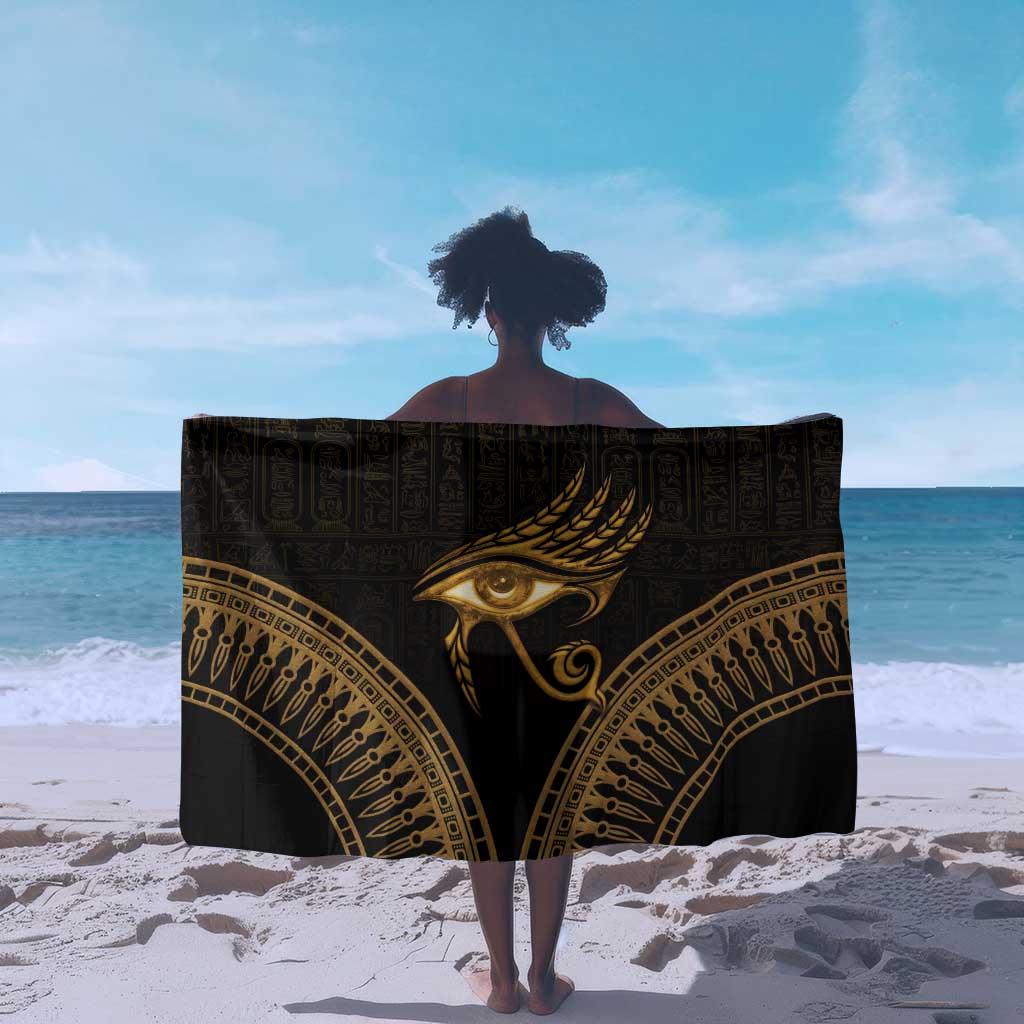 Ancient Egypt Gold Intricate Sarong Eye of Horus LT7