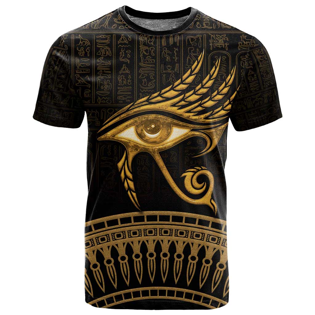 Ancient Egypt Gold Intricate T shirt Eye of Horus LT7