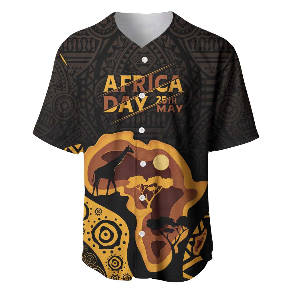 Africa Day Personalized Baseball Jersey Ethnic Retro Style LT7