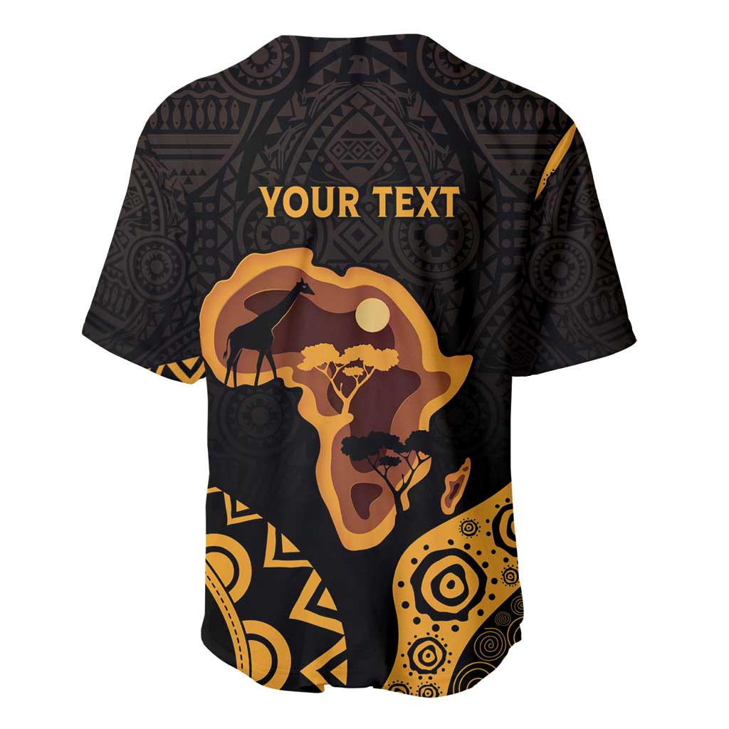 Africa Day Personalized Baseball Jersey Ethnic Retro Style LT7
