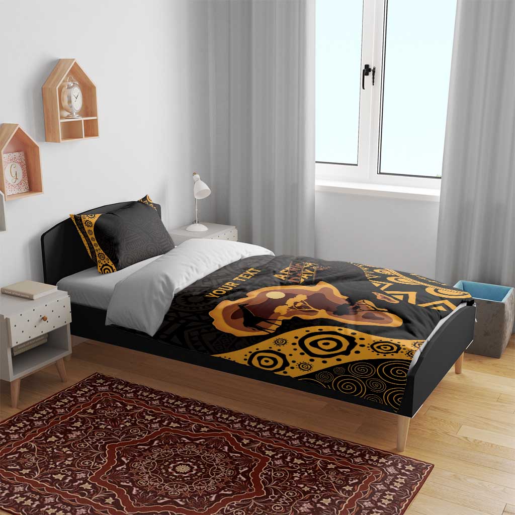 Africa Day Personalized Bedding Set Ethnic Retro Style LT7