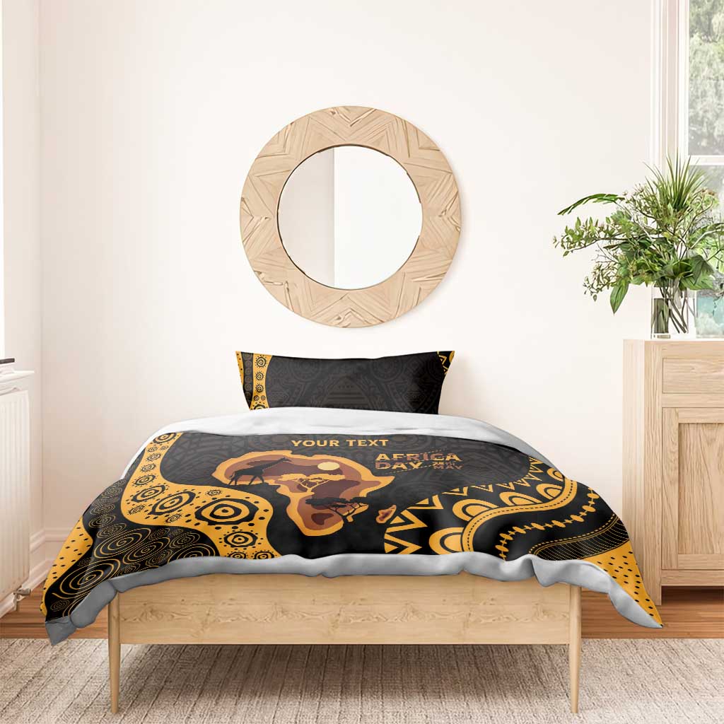 Africa Day Personalized Bedding Set Ethnic Retro Style LT7