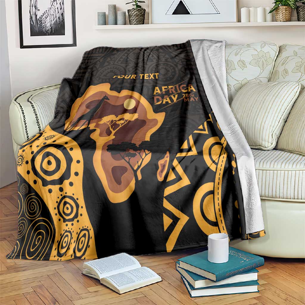 Africa Day Personalized Blanket Ethnic Retro Style LT7