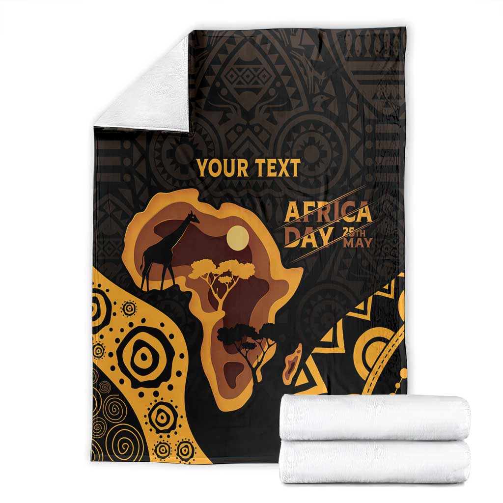 Africa Day Personalized Blanket Ethnic Retro Style LT7