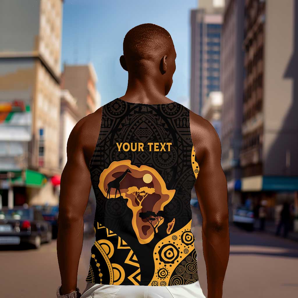 Africa Day Personalized Men Tank Top Ethnic Retro Style LT7