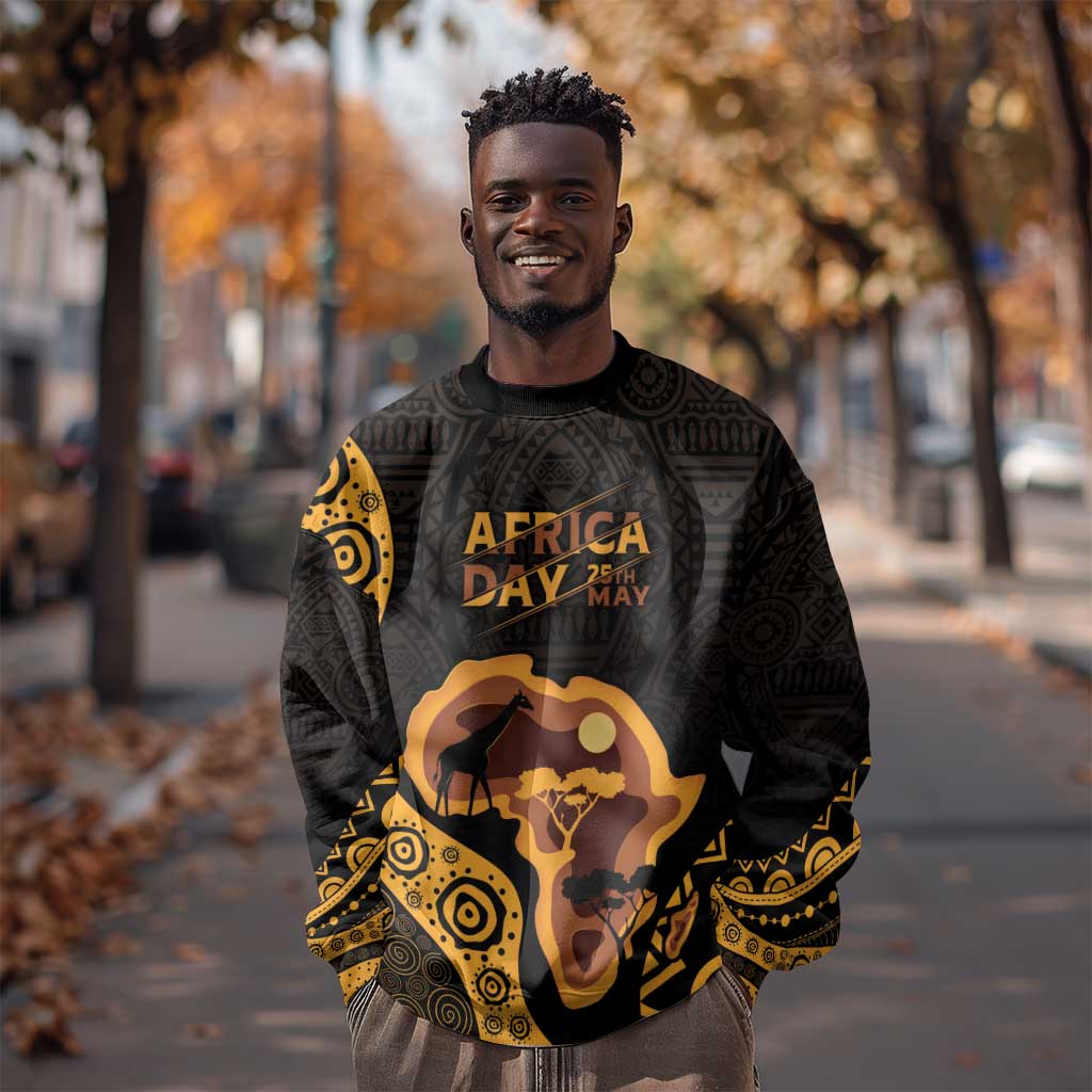 Africa Day Personalized Sweatshirt Ethnic Retro Style LT7