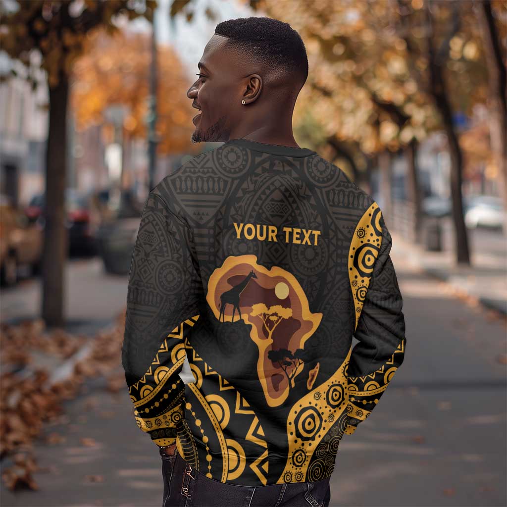 Africa Day Personalized Sweatshirt Ethnic Retro Style LT7