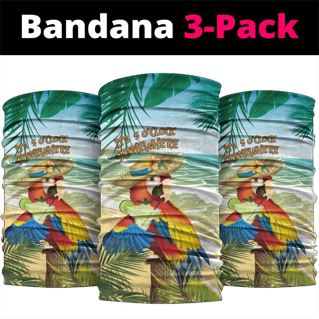 Aloha Hawaii It's 5 o'clock Somewhere Neck Gaiter LT7
