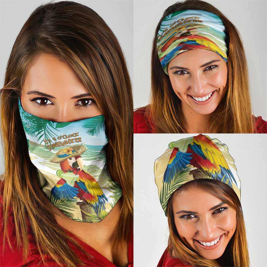 Aloha Hawaii It's 5 o'clock Somewhere Neck Gaiter LT7