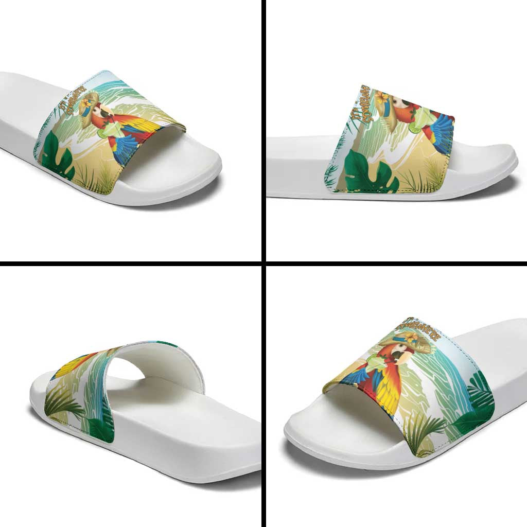 Aloha Hawaii It's 5 o'clock Somewhere Slide Sandals LT7