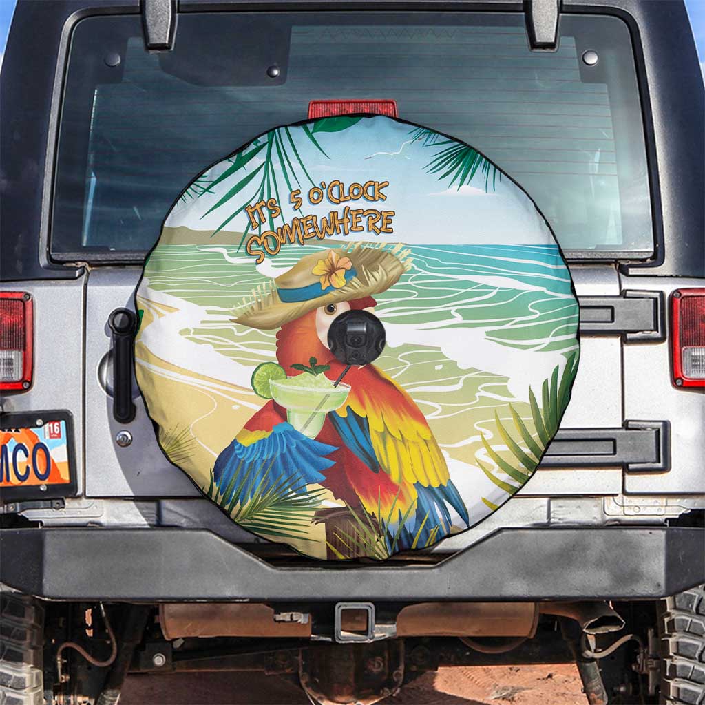 Aloha Hawaii It's 5 o'clock Somewhere Spare Tire Cover LT7