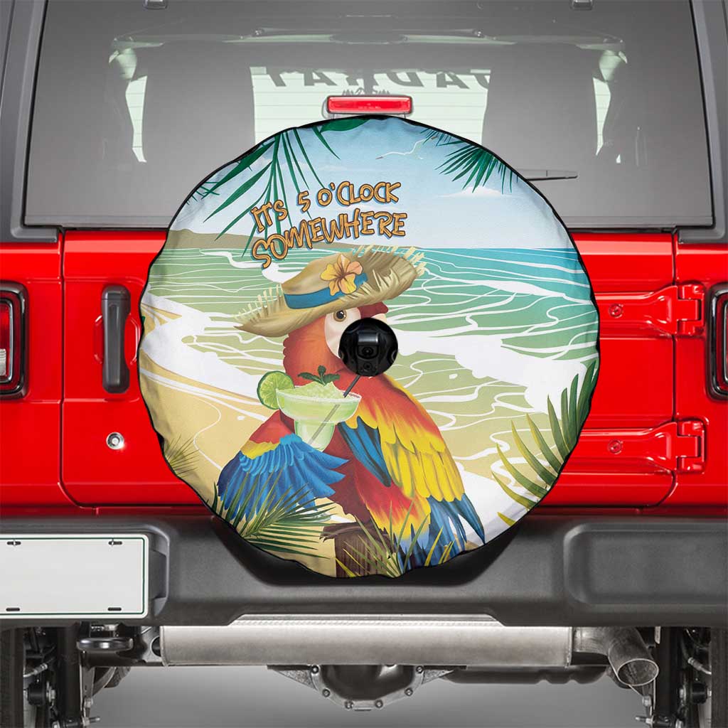 Aloha Hawaii It's 5 o'clock Somewhere Spare Tire Cover LT7