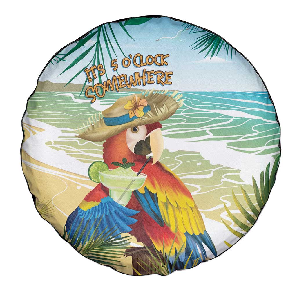 Aloha Hawaii It's 5 o'clock Somewhere Spare Tire Cover LT7