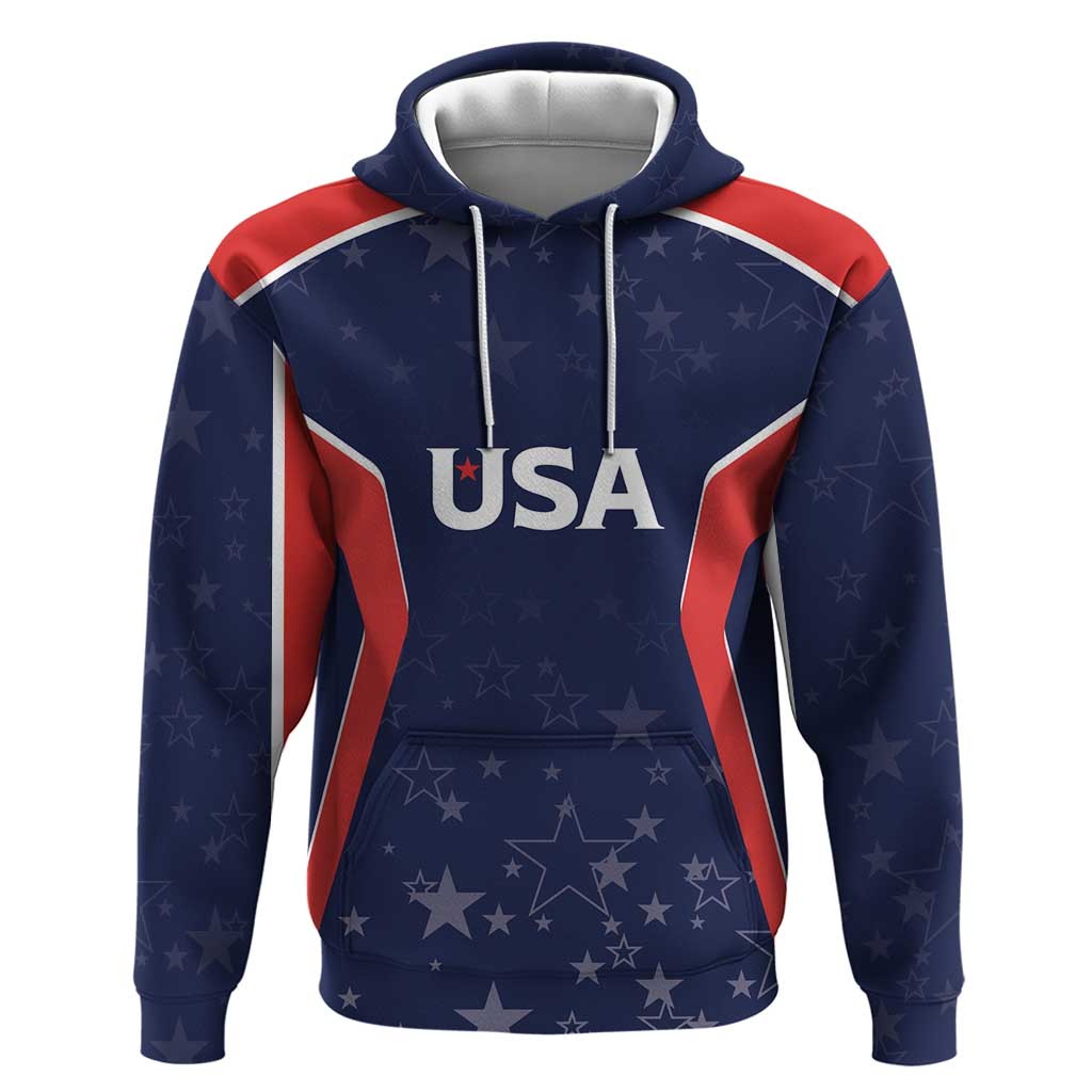 USA Cricket World Cup 2024 Custom Hoodie All Stars Sprangle LT7