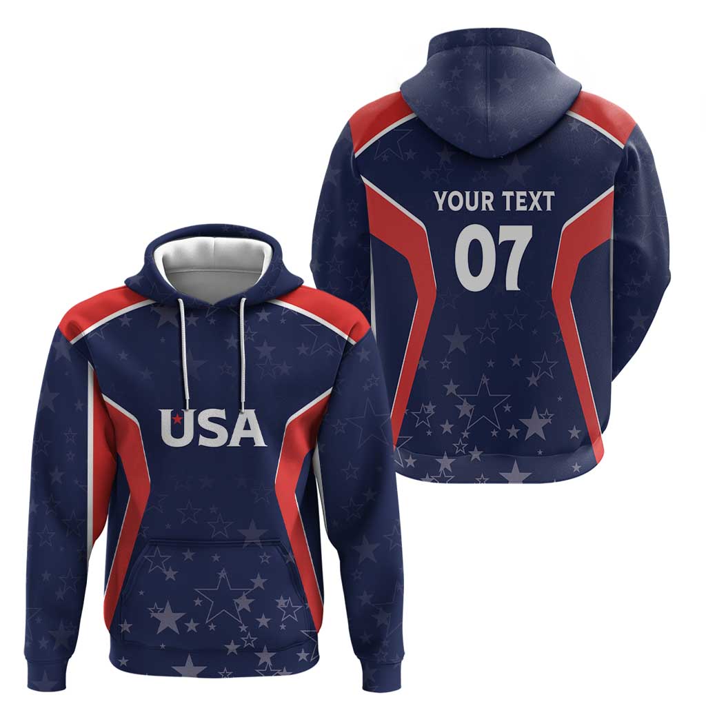 USA Cricket World Cup 2024 Custom Hoodie All Stars Sprangle LT7
