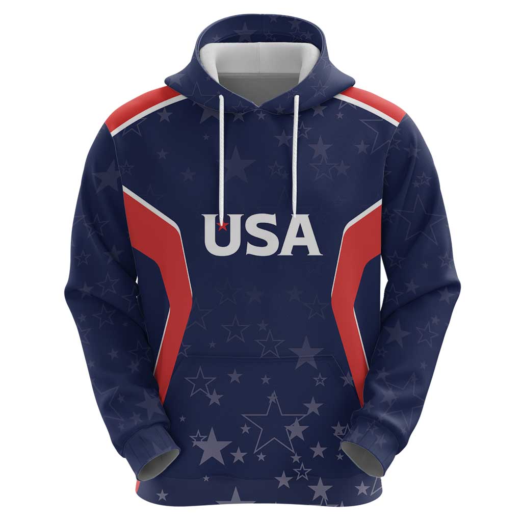 USA Cricket World Cup 2024 Custom Hoodie All Stars Sprangle LT7