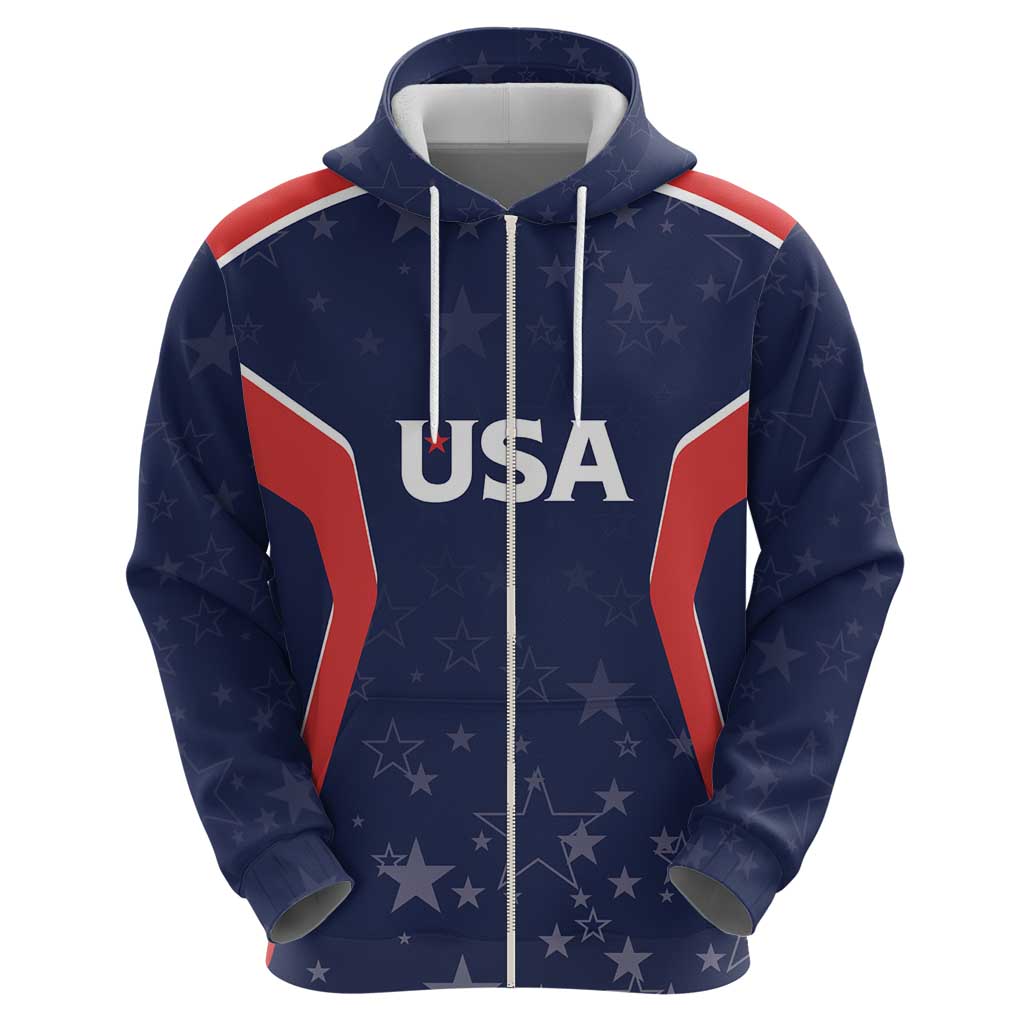 USA Cricket World Cup 2024 Custom Hoodie All Stars Sprangle LT7