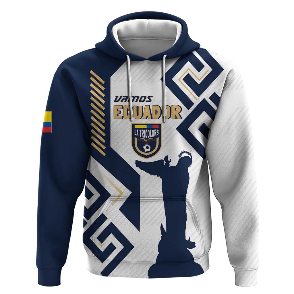 Ecuador Football Custom Hoodie La Tricolors 2024 Virgen de El Panecillo LT7