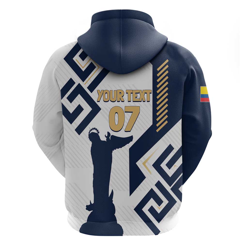 Ecuador Football Custom Hoodie La Tricolors 2024 Virgen de El Panecillo LT7