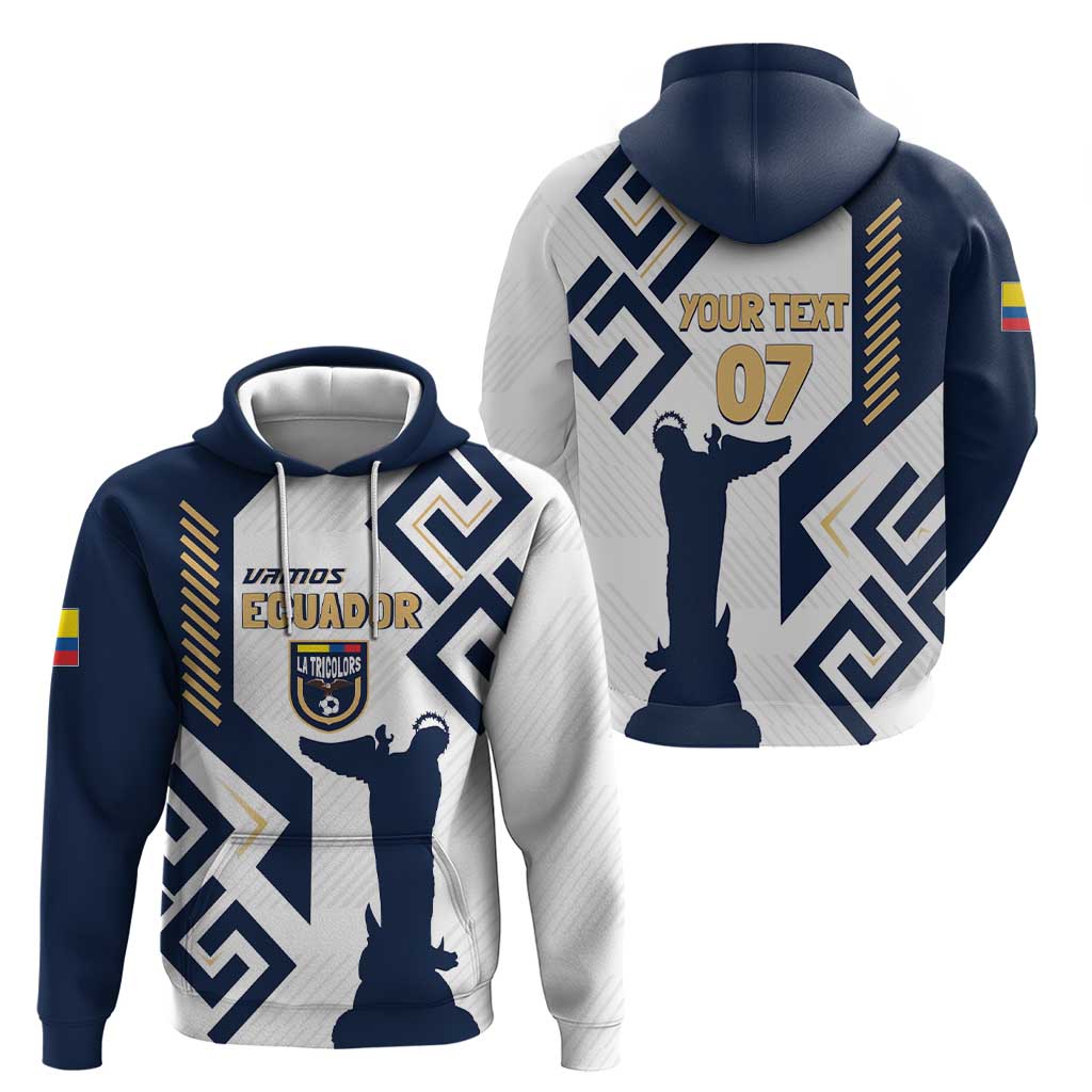 Ecuador Football Custom Hoodie La Tricolors 2024 Virgen de El Panecillo LT7