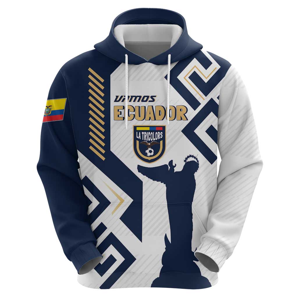 Ecuador Football Custom Hoodie La Tricolors 2024 Virgen de El Panecillo LT7