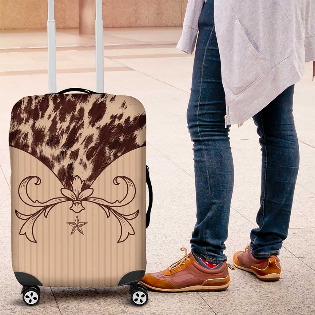 Cowboys Wild West Luggage Cover Cow Prints LT7
