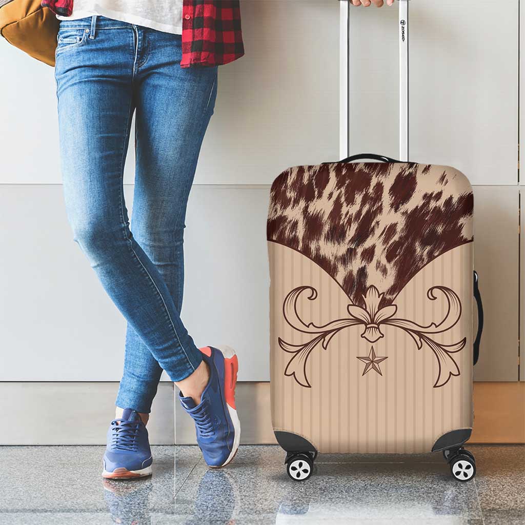 Cowboys Wild West Luggage Cover Cow Prints LT7