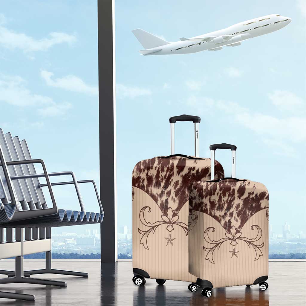 Cowboys Wild West Luggage Cover Cow Prints LT7