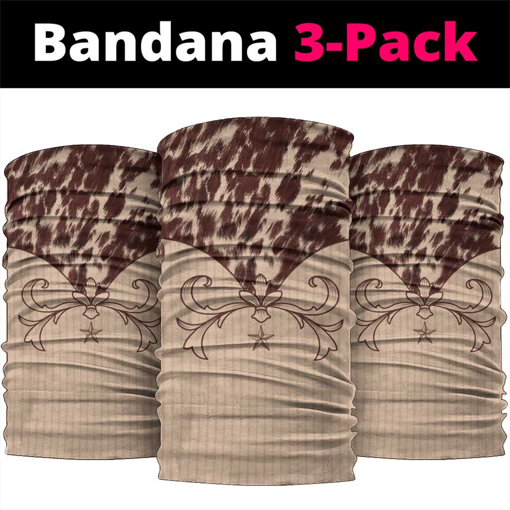 Cowboys Wild West Neck Gaiter Cow Prints LT7