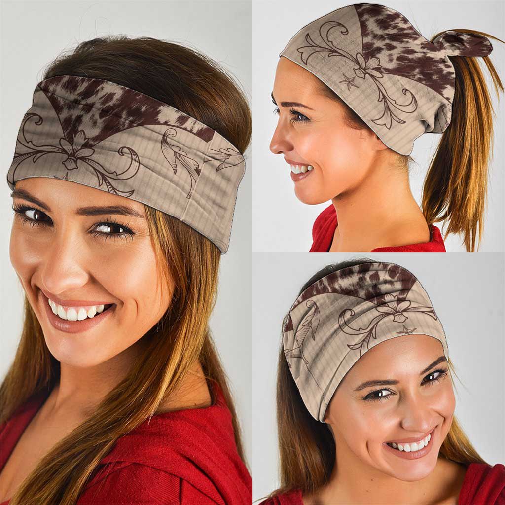 Cowboys Wild West Neck Gaiter Cow Prints LT7