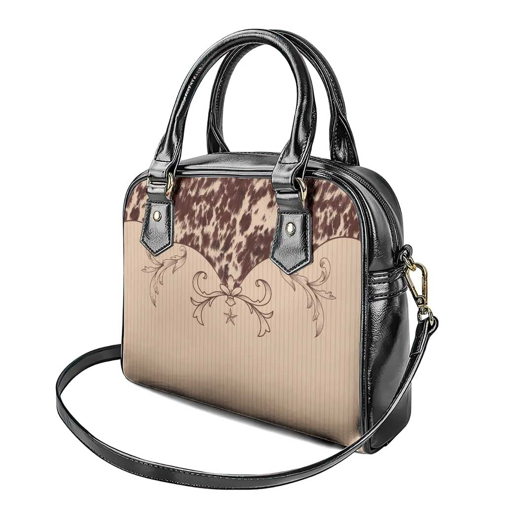 Cowboys Wild West Shoulder Handbag Cow Prints LT7