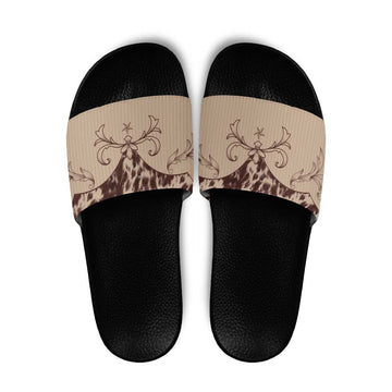Cowboys Wild West Slide Sandals Cow Prints LT7
