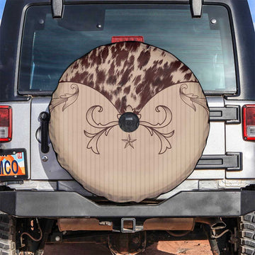 Cowboys Wild West Spare Tire Cover Cow Prints LT7