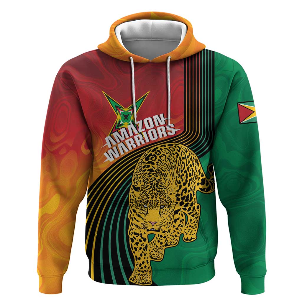 Guyana Cricket Amazon Warriors Personalized Hoodie Fierce Jaguars LT7