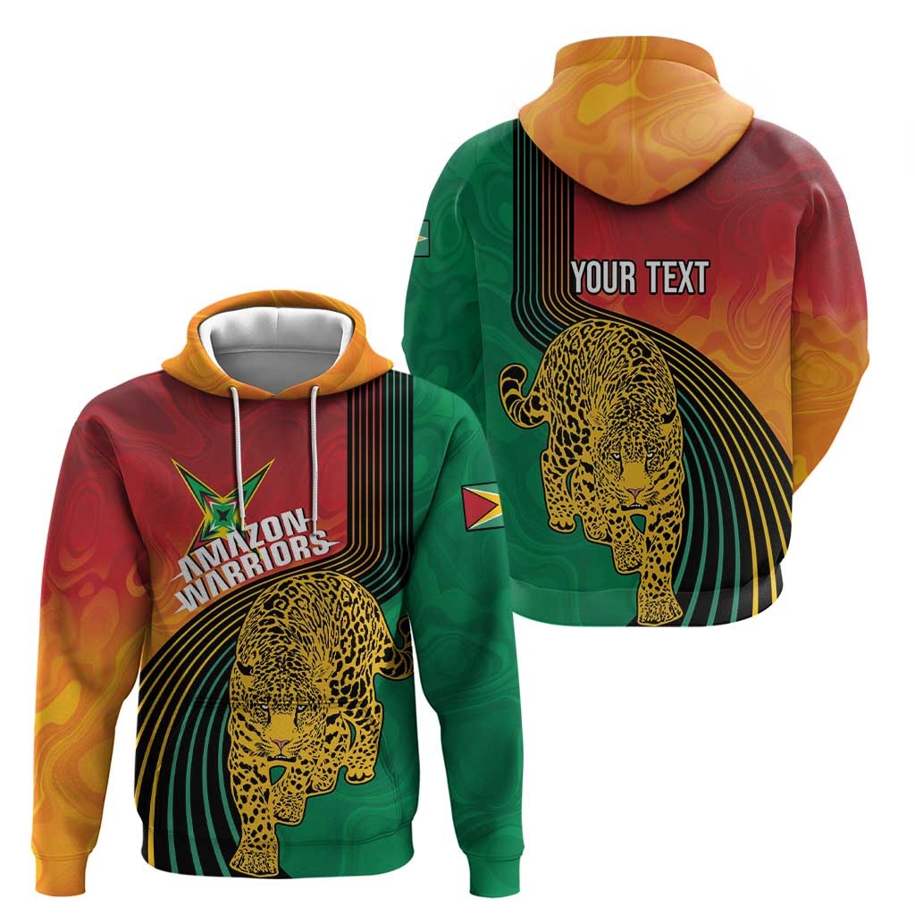 Guyana Cricket Amazon Warriors Personalized Hoodie Fierce Jaguars LT7