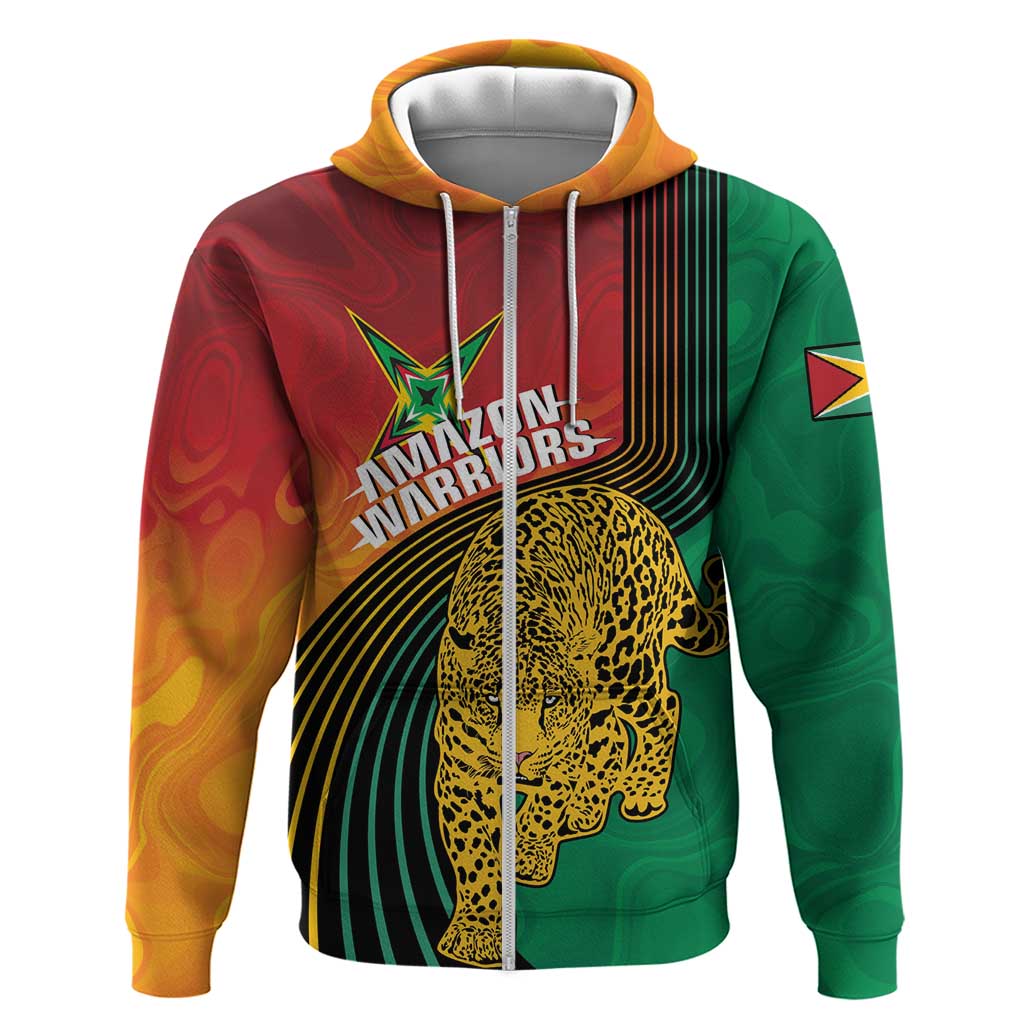 Guyana Cricket Amazon Warriors Personalized Hoodie Fierce Jaguars LT7