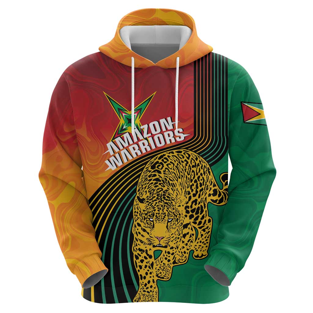 Guyana Cricket Amazon Warriors Personalized Hoodie Fierce Jaguars LT7
