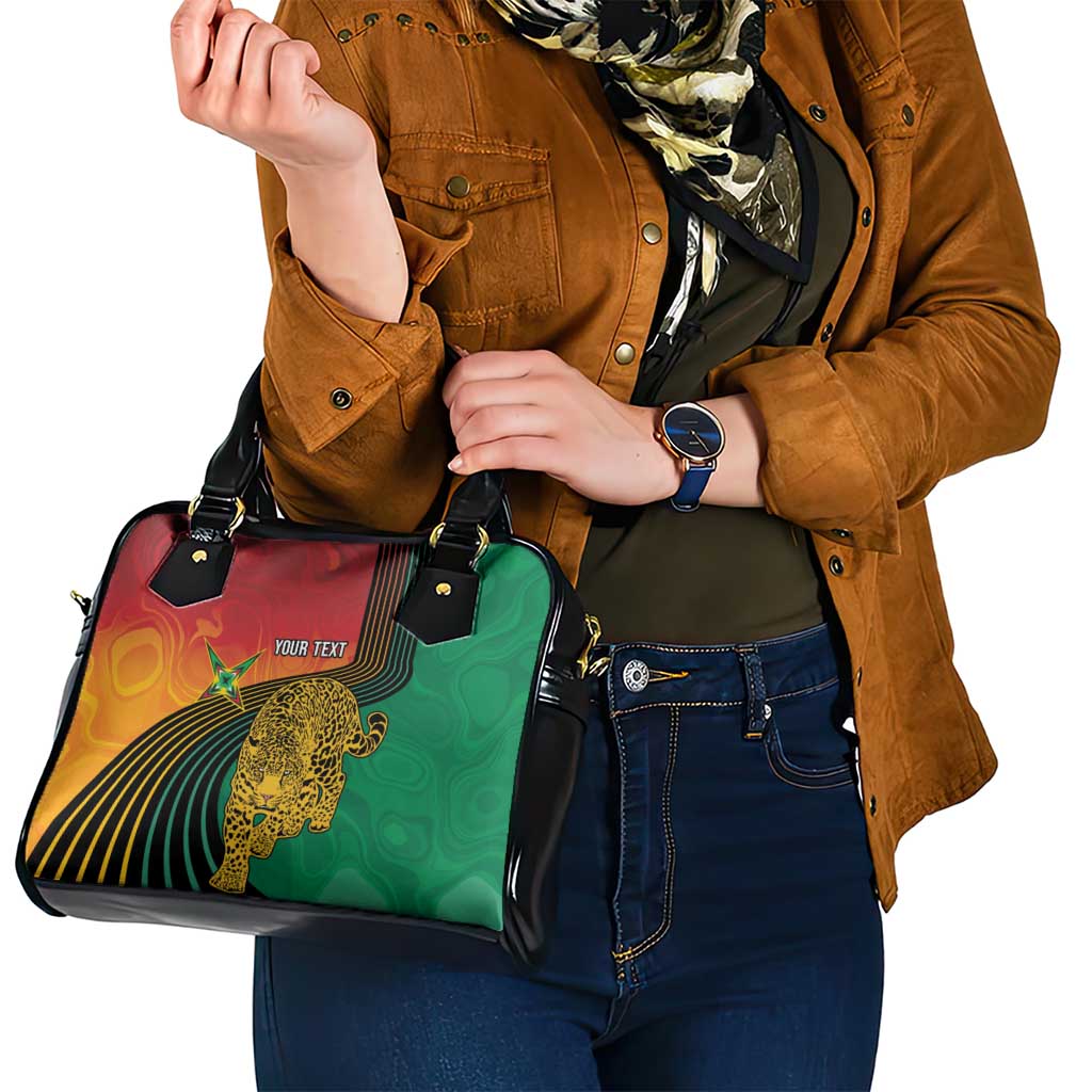 Guyana Cricket Amazon Warriors Personalized Shoulder Handbag Fierce Jaguars LT7