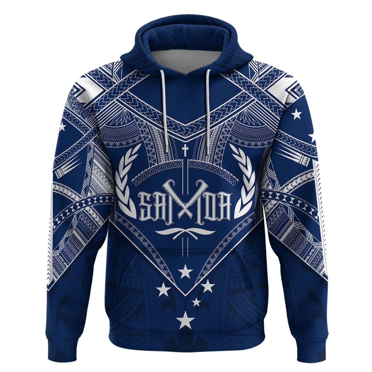 Custom Samoa Independence Day Hoodie Chest Tattoo Symbolic Style LT7
