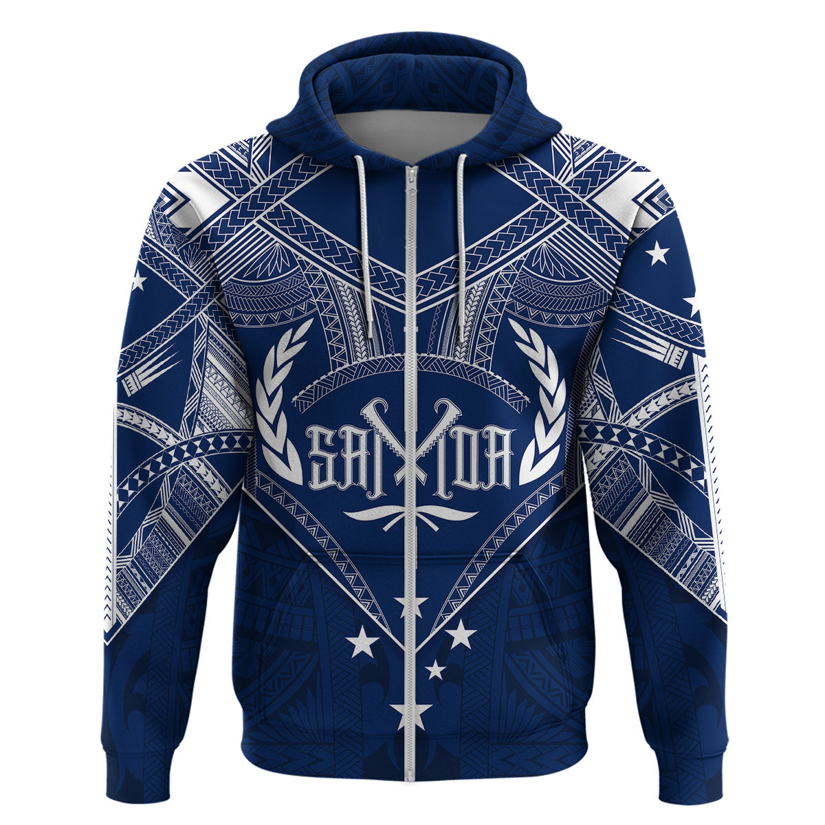 Custom Samoa Independence Day Hoodie Chest Tattoo Symbolic Style LT7