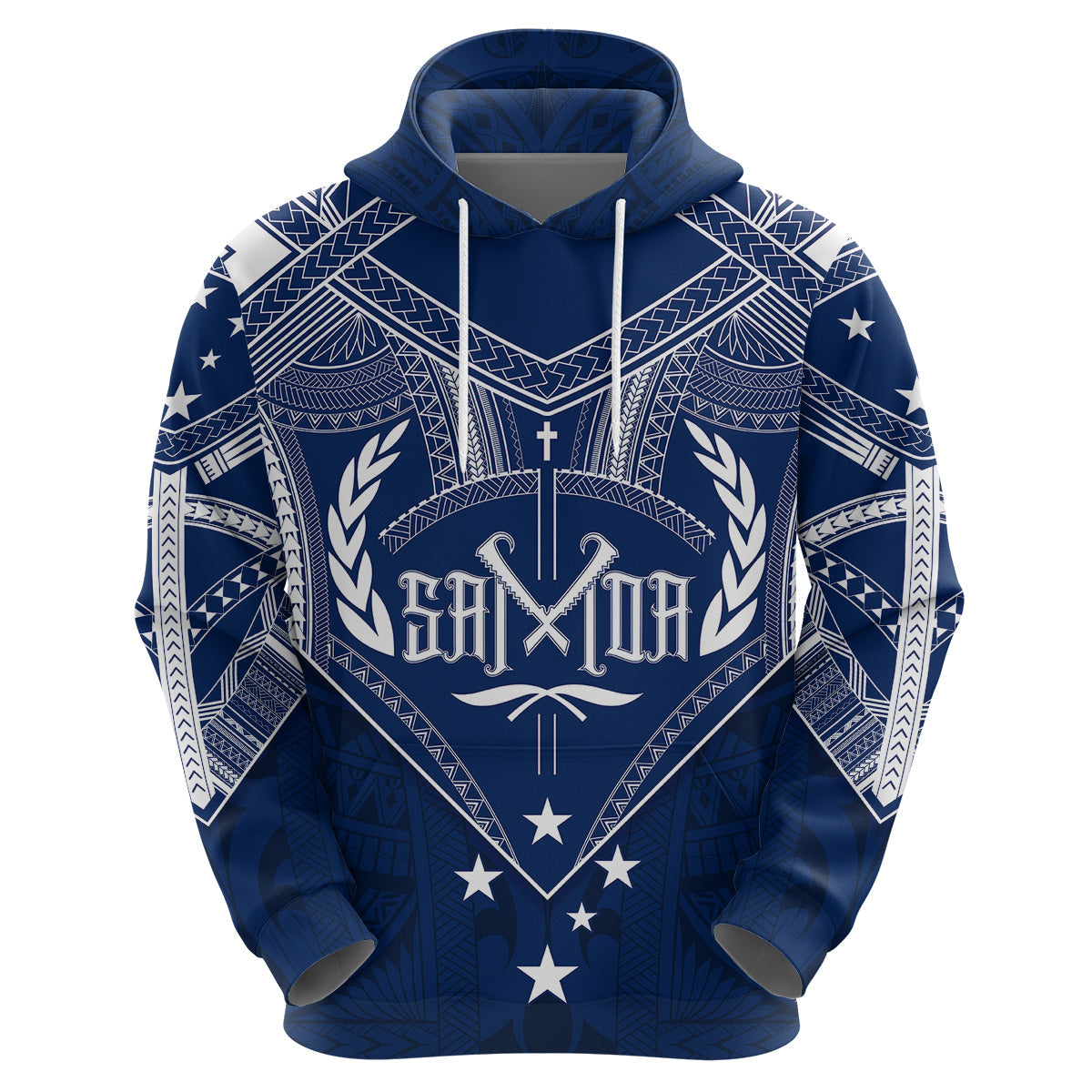 Custom Samoa Independence Day Hoodie Chest Tattoo Symbolic Style LT7