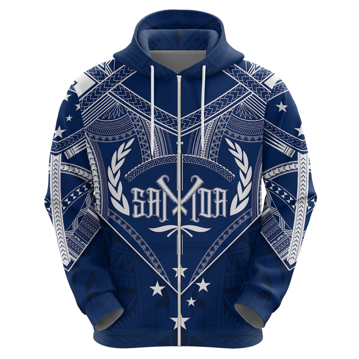 Custom Samoa Independence Day Hoodie Chest Tattoo Symbolic Style LT7