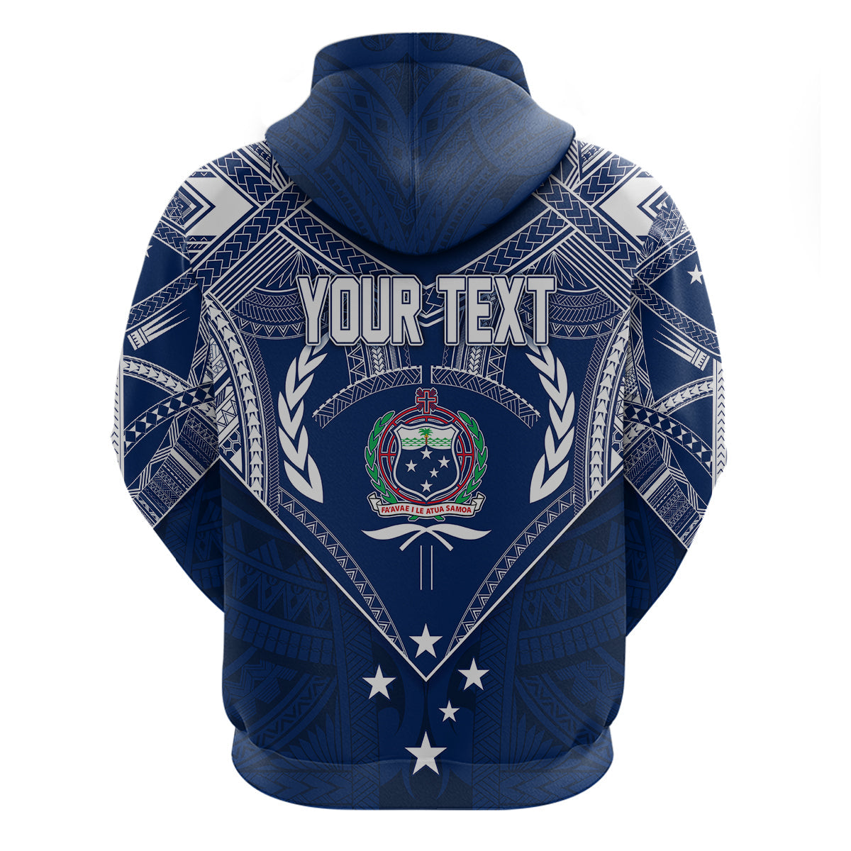 Custom Samoa Independence Day Hoodie Chest Tattoo Symbolic Style LT7