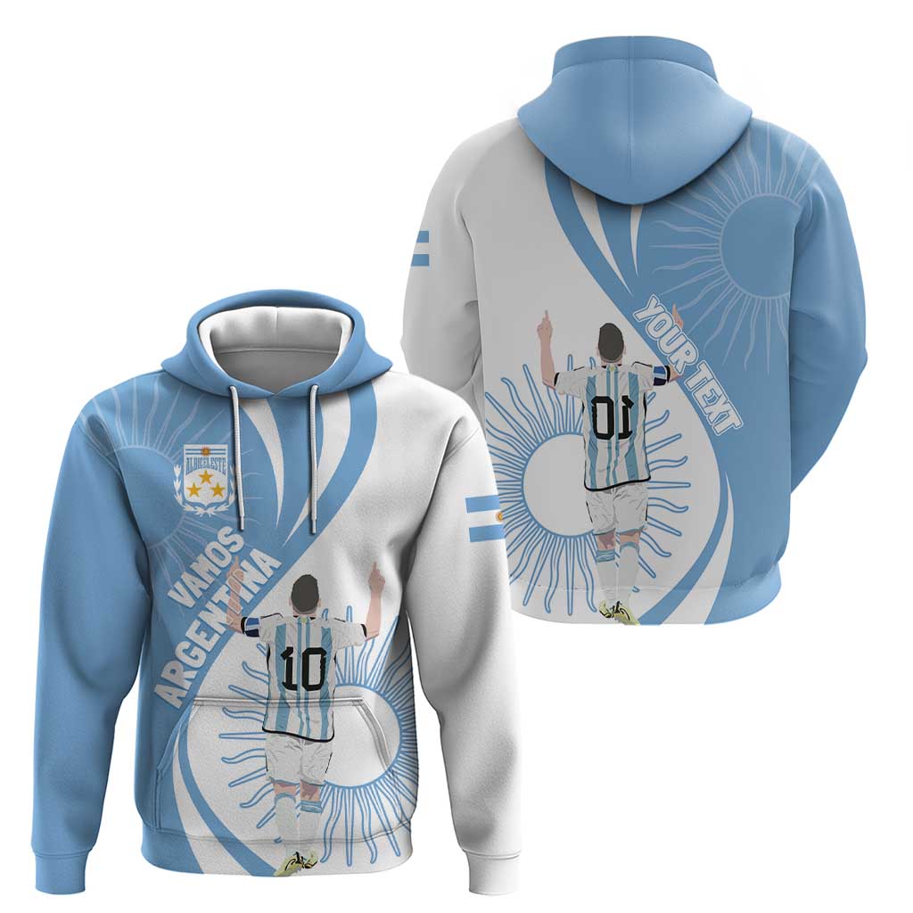Argentina La Albiceleste Custom Hoodie Vamos Argentina LT7